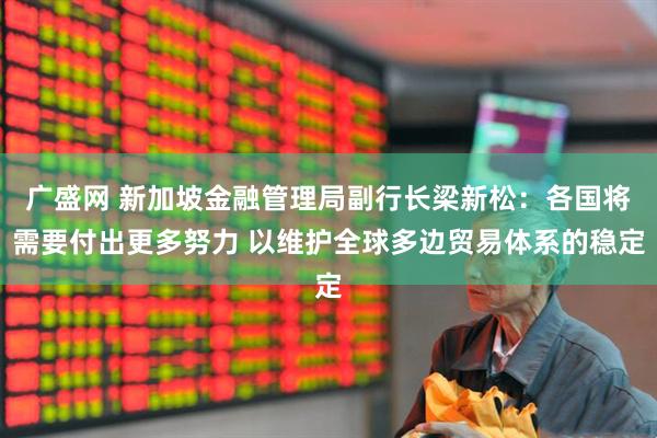 广盛网 新加坡金融管理局副行长梁新松：各国将需要付出更多努力 以维护全球多边贸易体系的稳定